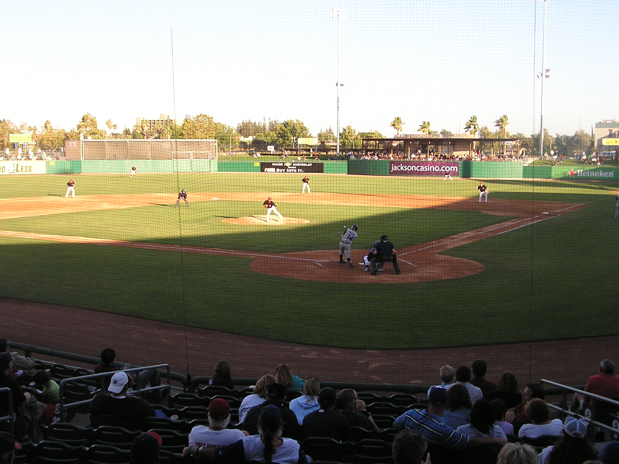 Contact at Banner Island Ballpark - Stockton, Ca