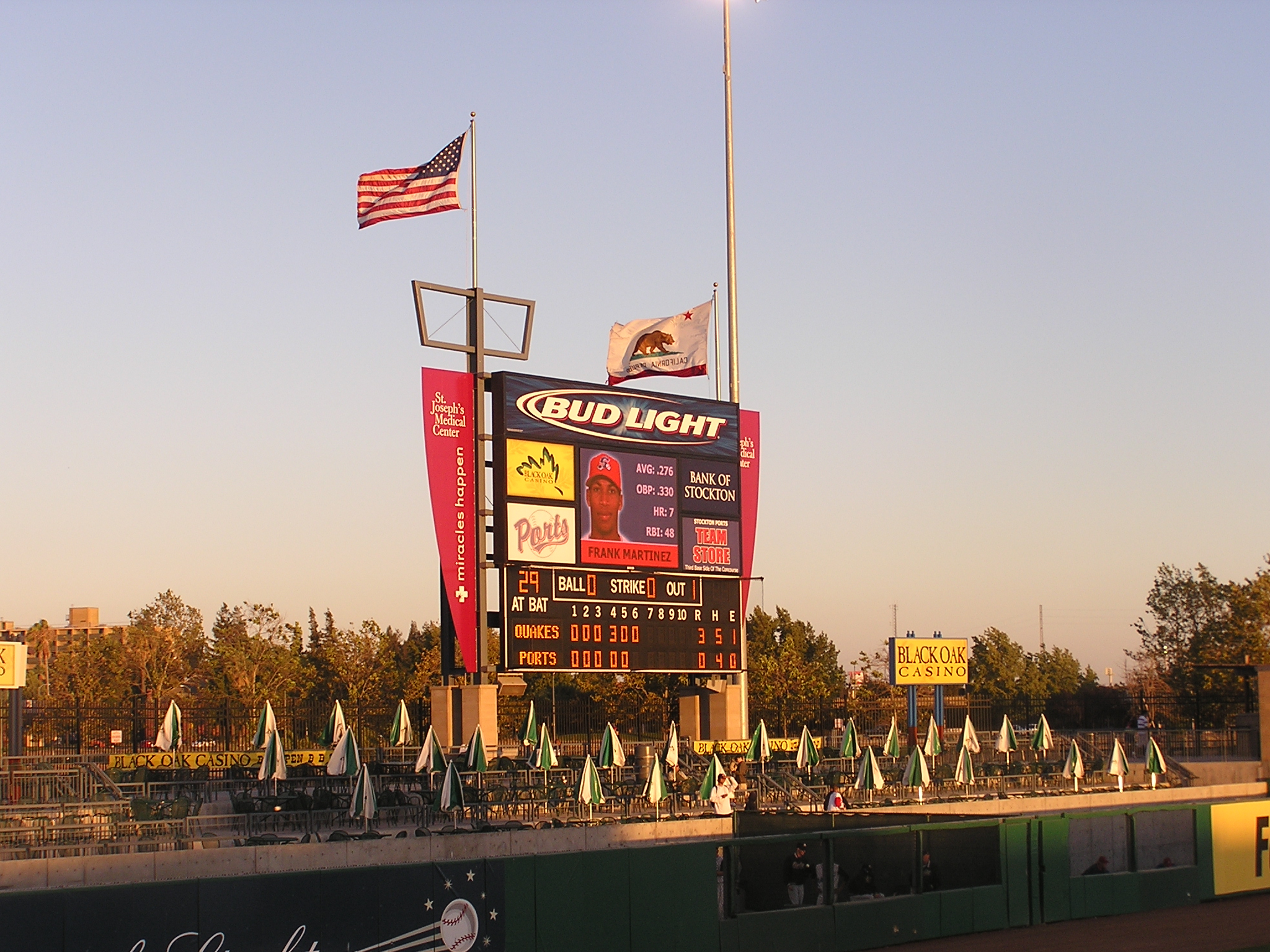Stockton's Scoreboard - Stockton, California